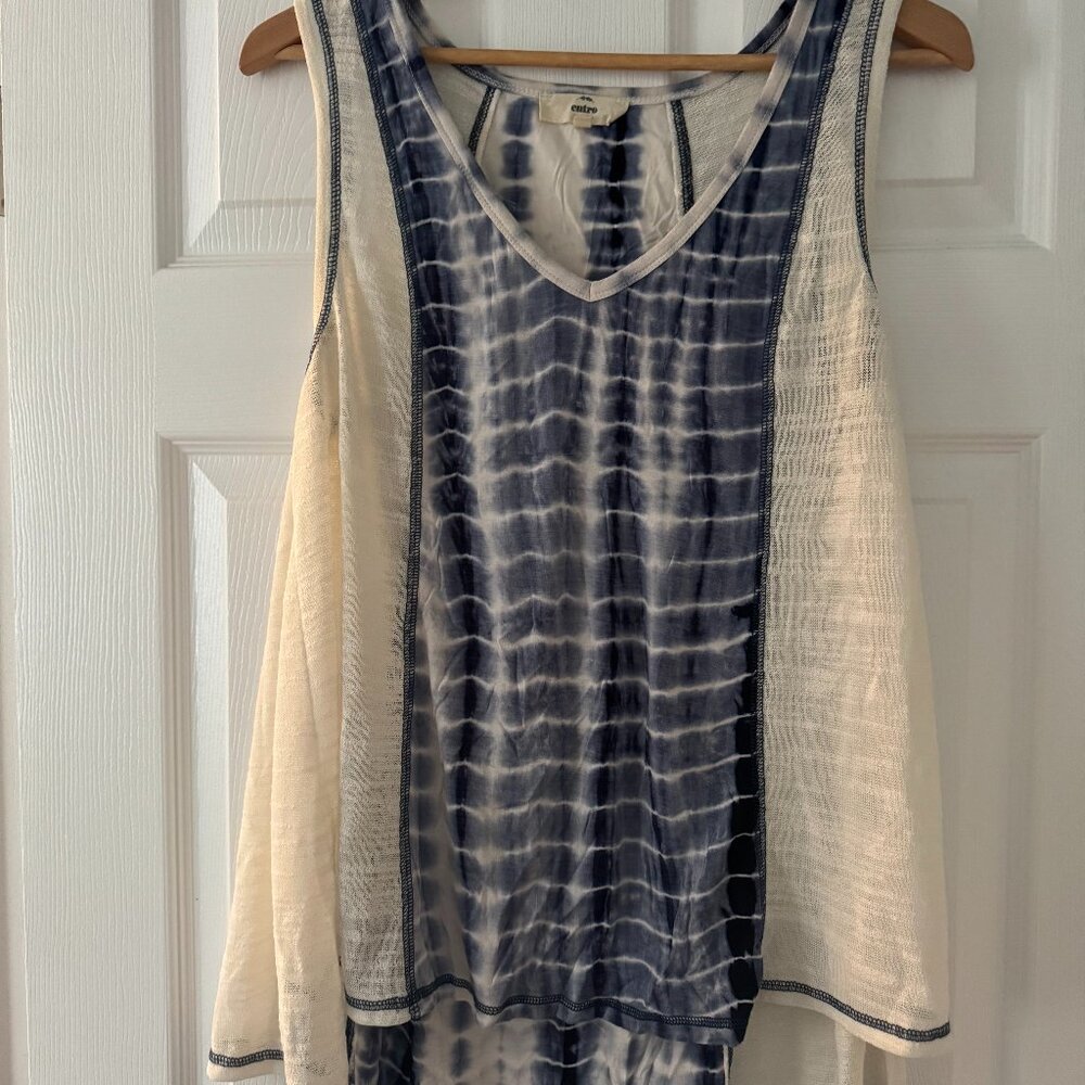 Flowy Tank Top in Gorgeous Shades of Blue